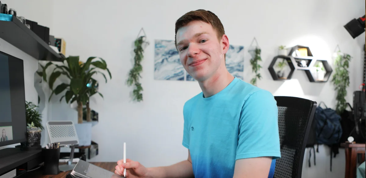 boy smiling