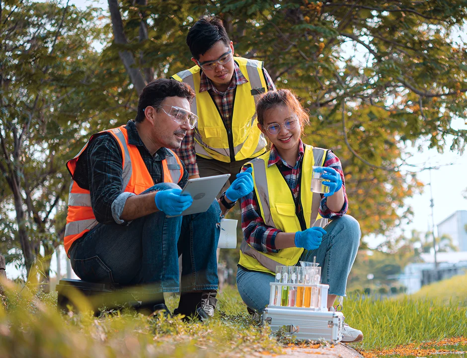 People wearing uniforms